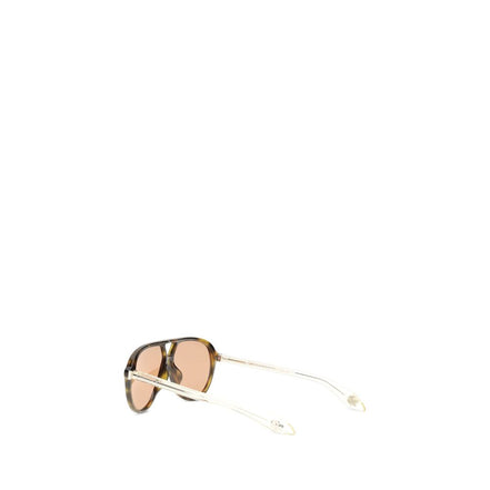 Alexander McQueen Ochelari de Soare Maro din Acetat