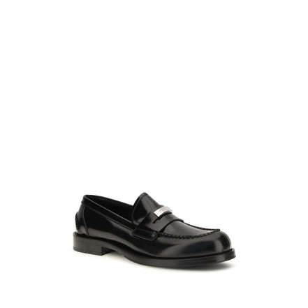 Dolce & Gabbana Mocasini Negri din Piele de Vițel