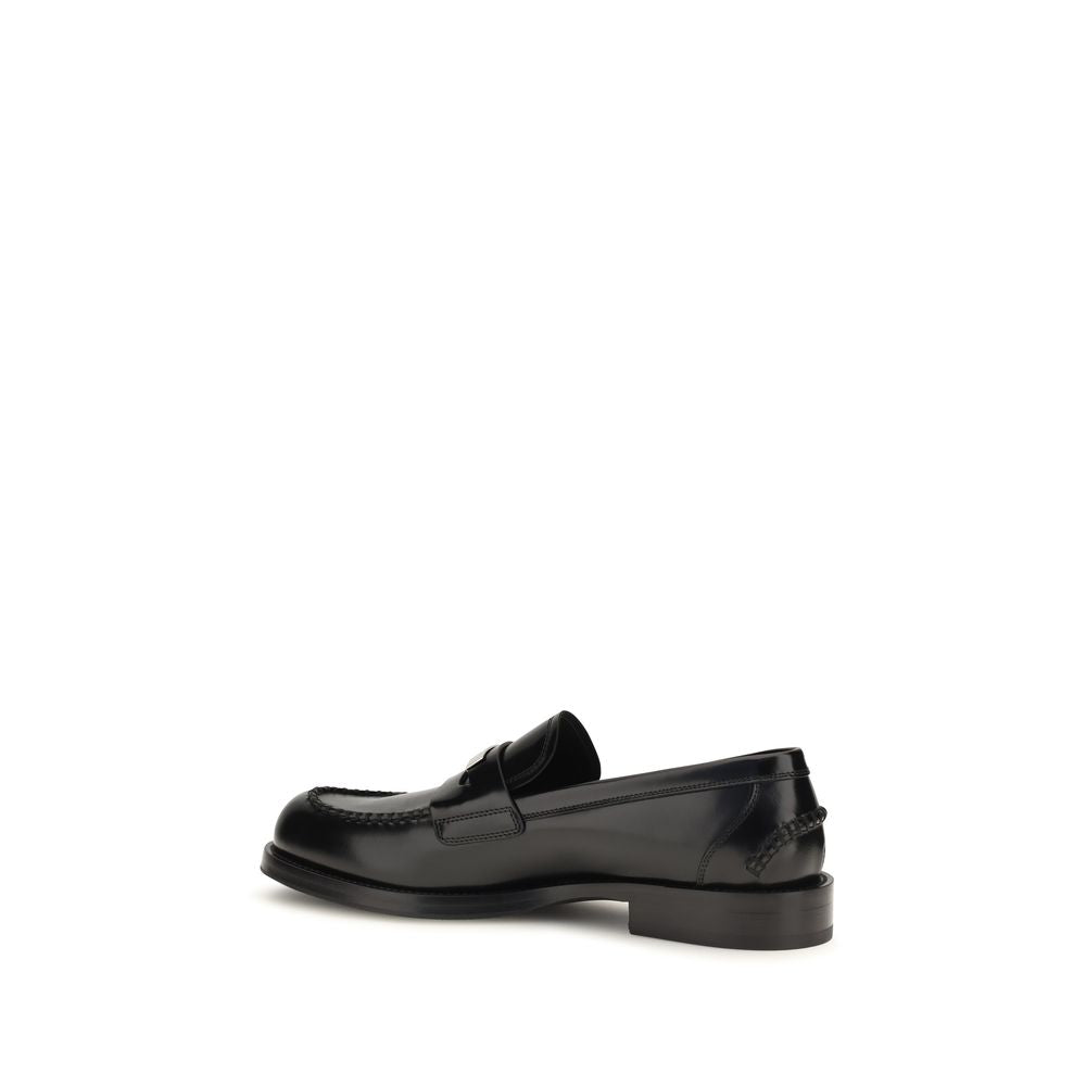 Dolce & Gabbana Mocasini Negri din Piele de Vițel