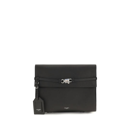 Dolce & Gabbana Black Calf Leather Shoulder Bag