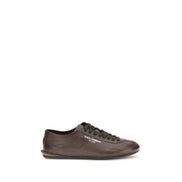 Dolce & Gabbana Pantofi Sport Maro din Piele de Vițel