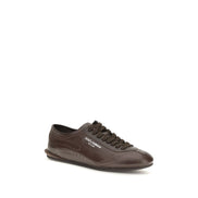 Dolce & Gabbana Pantofi Sport Maro din Piele de Vițel