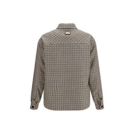 Dolce & Gabbana Brown Wool Full-Length Jacket