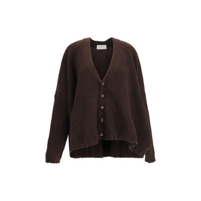 Golden Goose Cardigan Maro din Lână