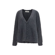 Golden Goose Cardigan Gri din Lână