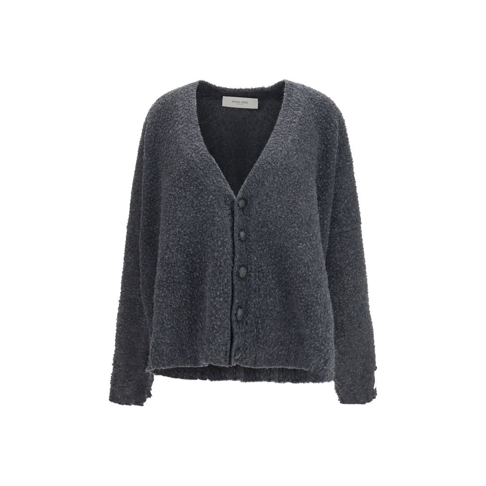 Golden Goose Cardigan Gri din Lână