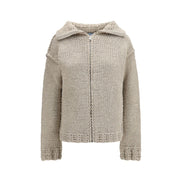 Prada Cardigan Gri din Lână