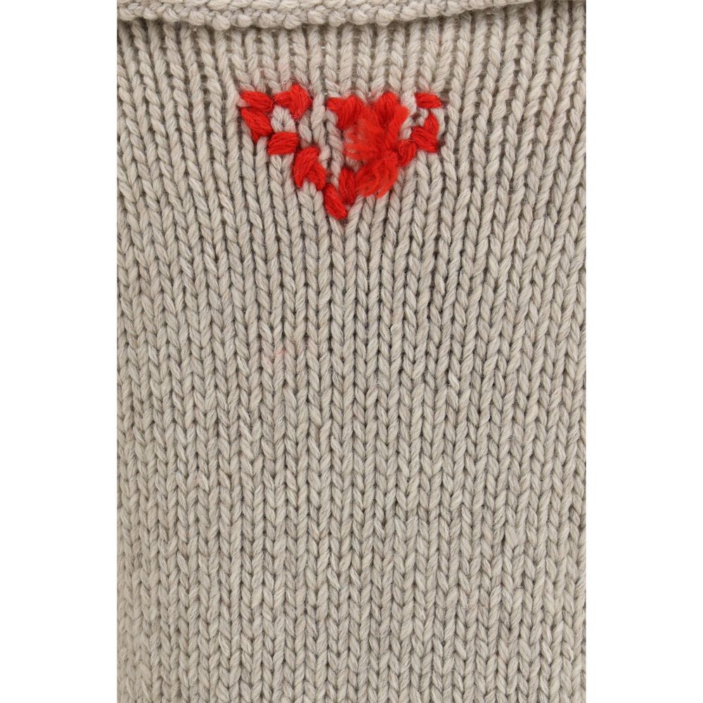 Prada Cardigan Gri din Lână