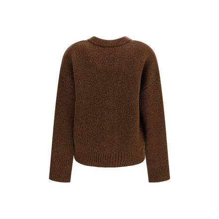 Ami Paris Cardigan Maro din Alpaca