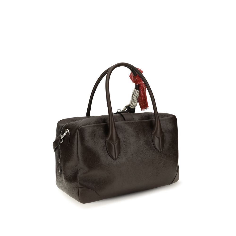 Golden Goose Brown Calf Leather Handbag