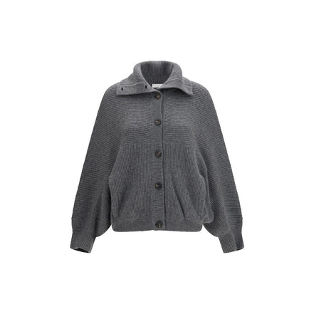 Cardigan Brunello Cucinelli din Cașmir Gri