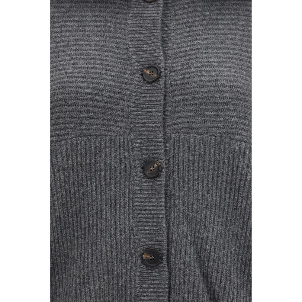 Cardigan Brunello Cucinelli din Cașmir Gri
