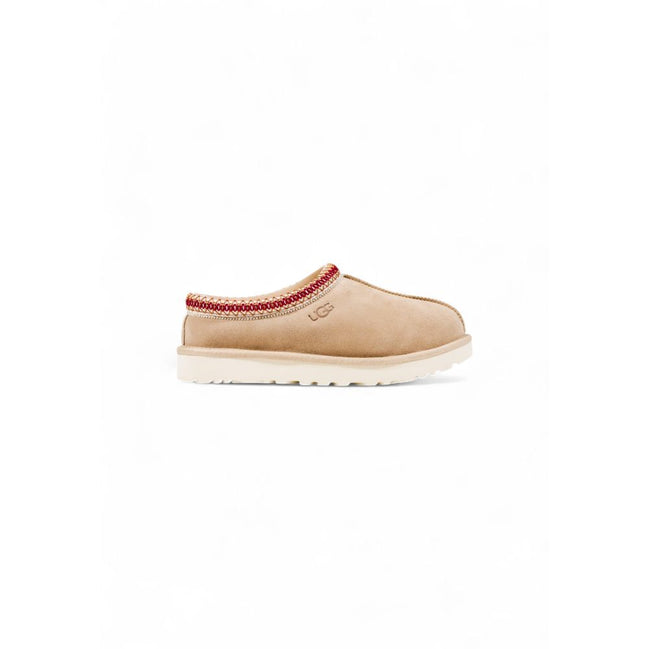 UGG Beige Leather Ankle Boots