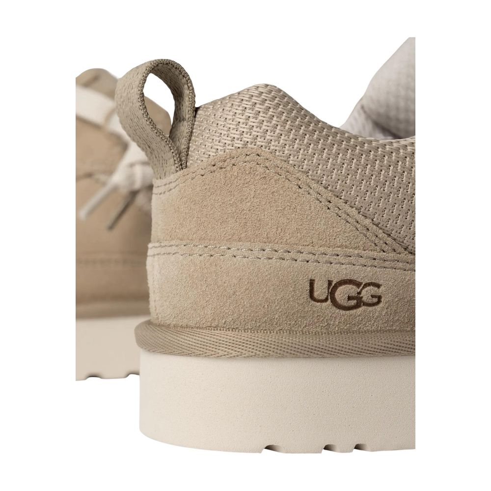 Adidași UGG Chunky din Piele Întoarsă Bej