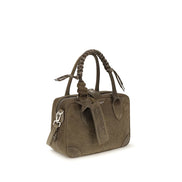 Geantă Golden Goose din Piele de Vițel Verde Army