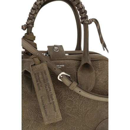 Geantă Golden Goose din Piele de Vițel Verde Army