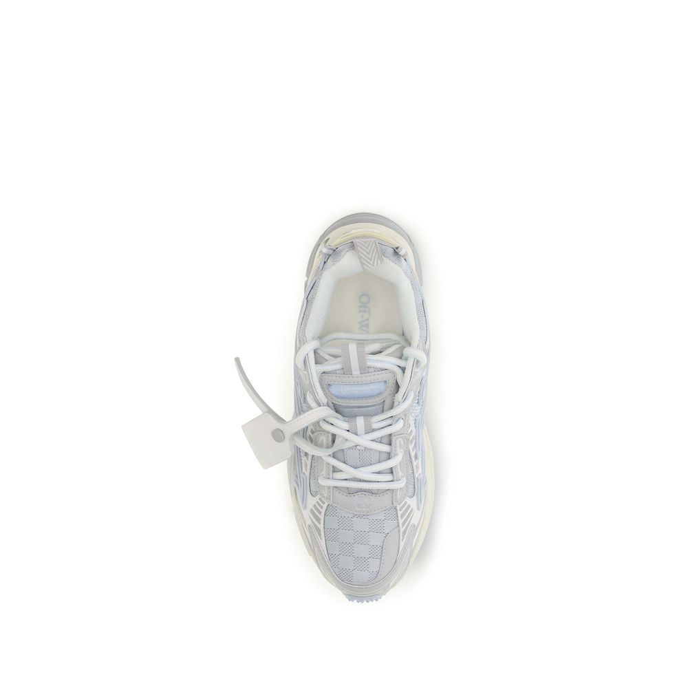 Adidași Sportivi Off-White din Material Textil Gri