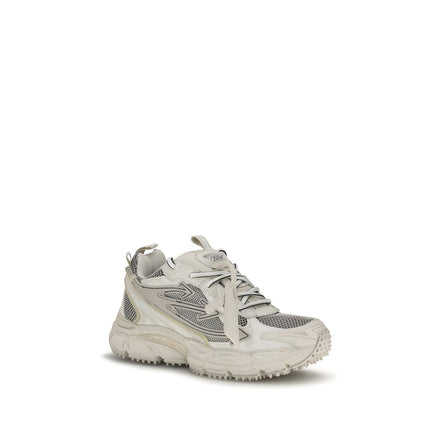 Off-White Beige Acetate Athletic Sneakers