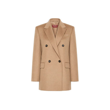 Max Mara Palton Maro din Lână Virgină
