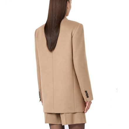 Max Mara Palton Maro din Lână Virgină