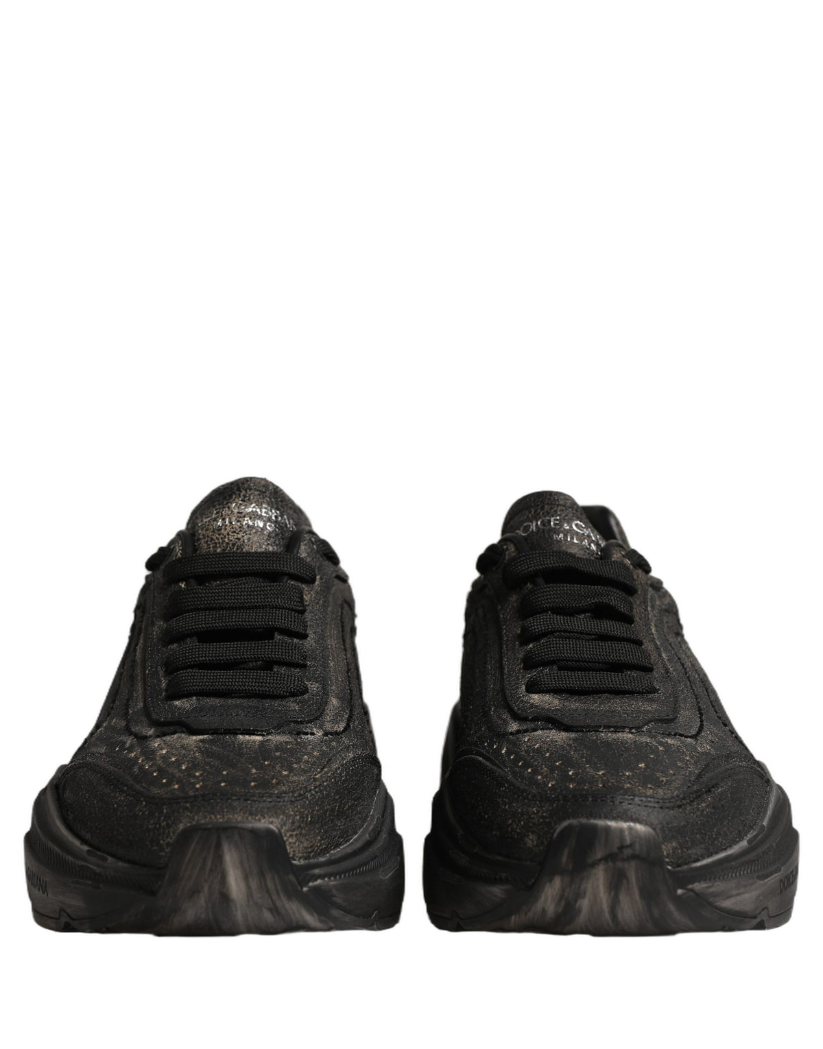 Dolce & Gabbana Black Daymaster Low Top Sneakers