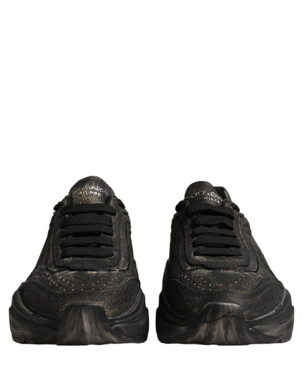 Dolce & Gabbana Black Daymaster Low Top Sneakers