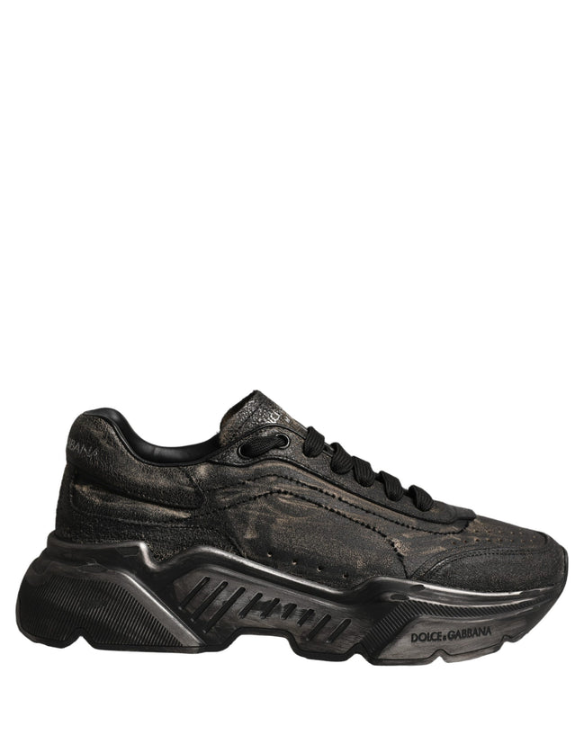 Dolce & Gabbana Black Daymaster Low Top Sneakers