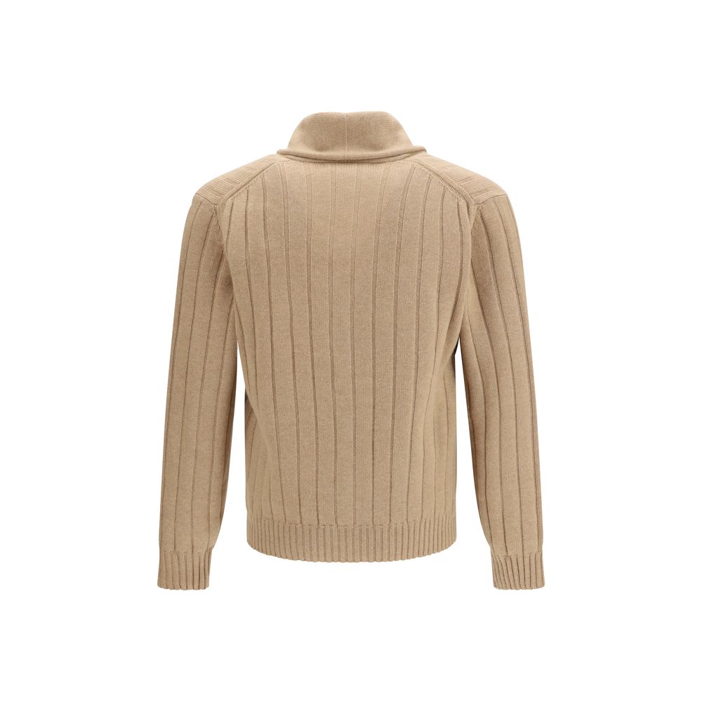 Brunello Cucinelli Cardigan Bej din Cașmir
