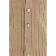 Brunello Cucinelli Cardigan Bej din Cașmir