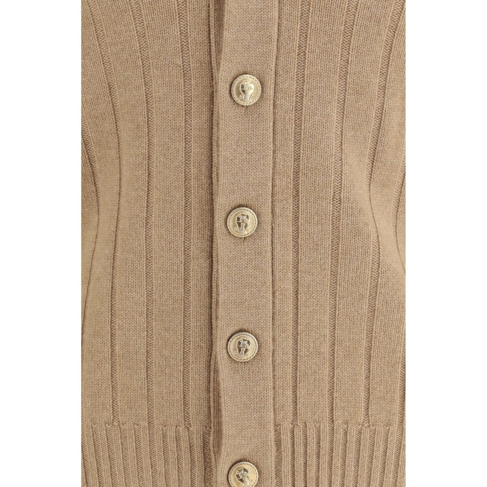 Brunello Cucinelli Cardigan Bej din Cașmir