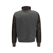 Brunello Cucinelli Gray Cashmere Bomber