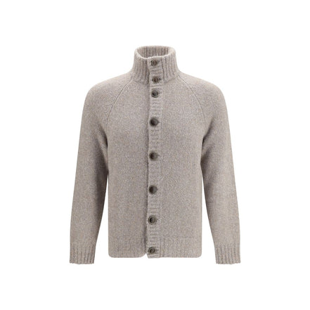 Brunello Cucinelli Gray Wool Cardigan