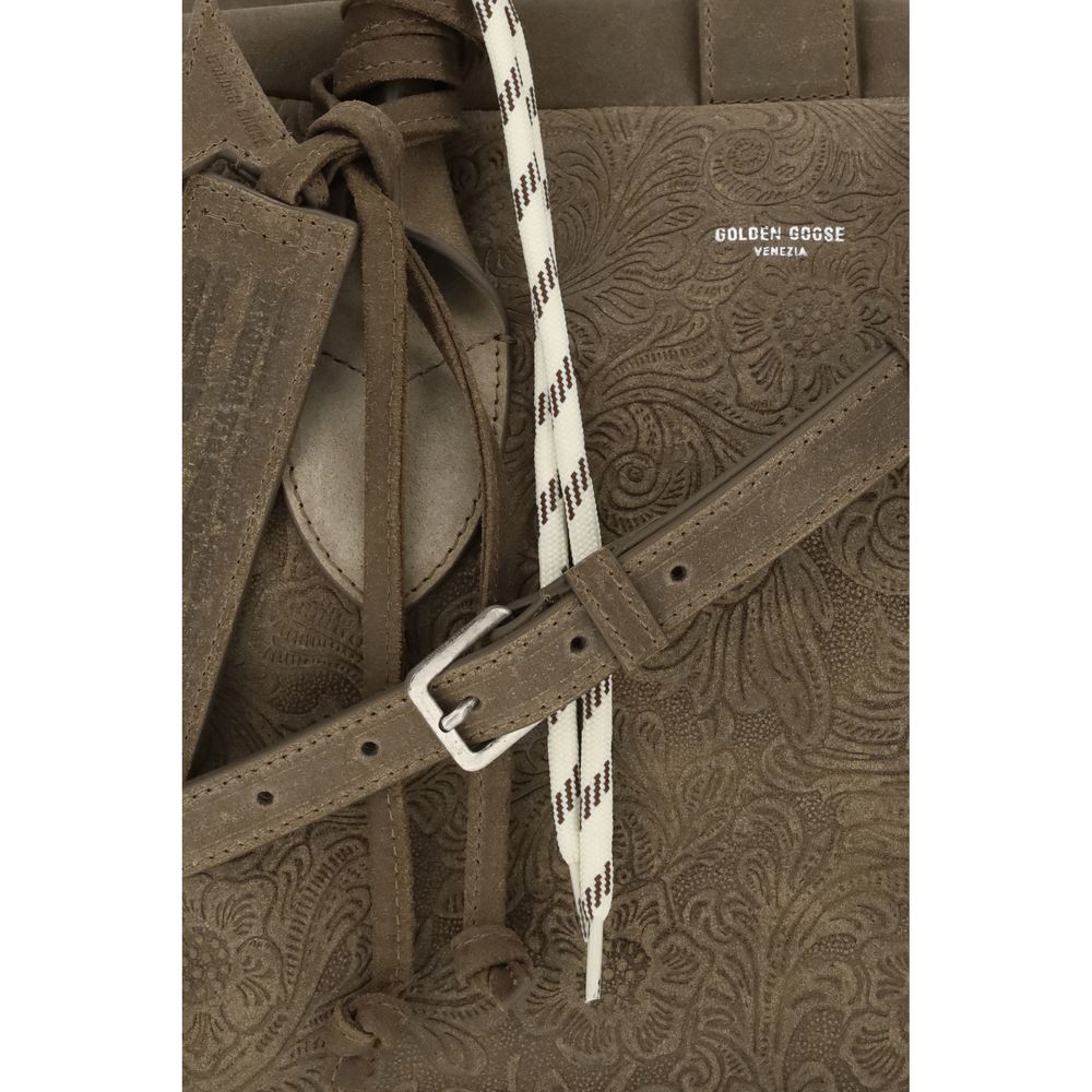 Golden Goose Brown Calf Leather Handbag