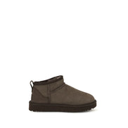 Ghete UGG din Piele Întoarsă Maro