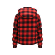 Moncler Red Cotton Full-Length Jacket