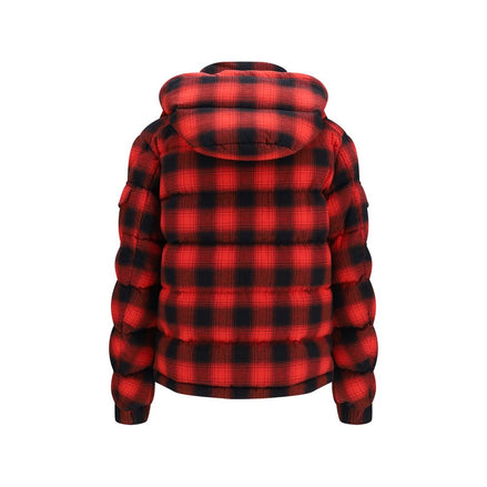 Moncler Red Cotton Full-Length Jacket