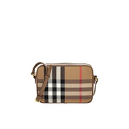 Burberry Geantă de Umăr Maro din Piele
