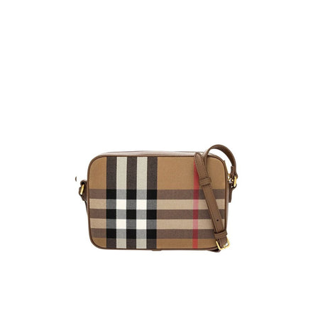Burberry Geantă de Umăr Maro din Piele