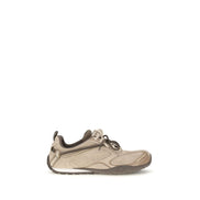 Balenciaga Sneakers Bej din Piele Întoarsă