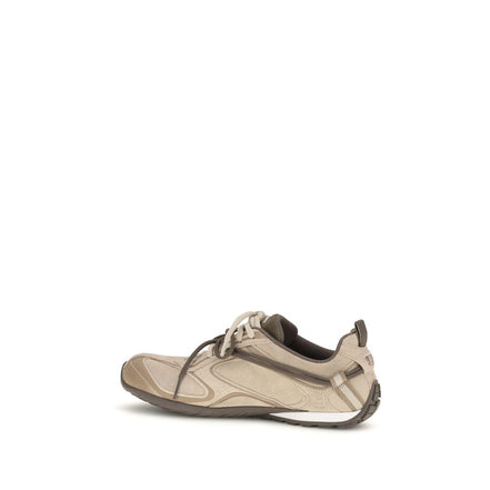 Balenciaga Sneakers Bej din Piele Întoarsă