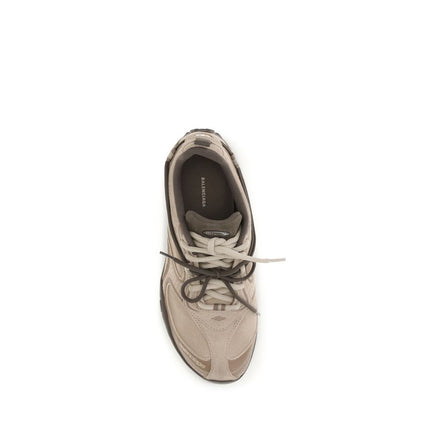 Balenciaga Sneakers Bej din Piele Întoarsă