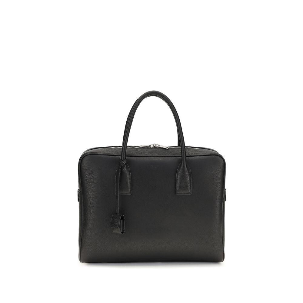 Saint Laurent Geantă Neagră din Piele de Vițel