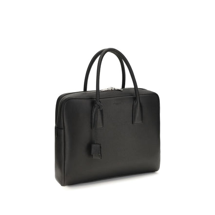 Saint Laurent Geantă Neagră din Piele de Vițel