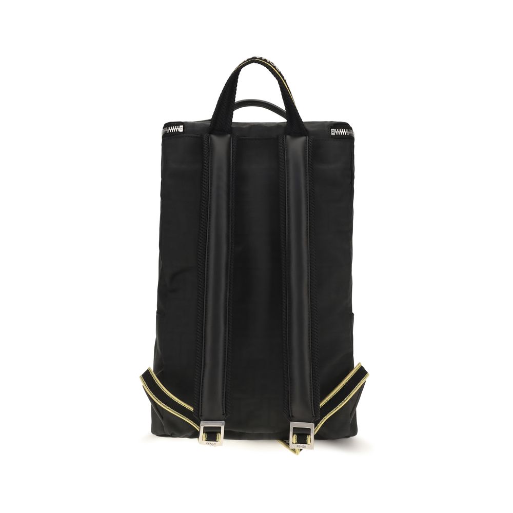 Fendi Rucsac Negru din Poliester
