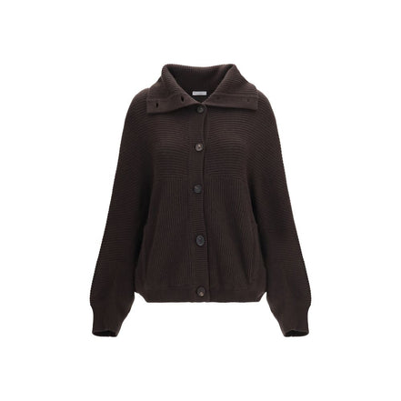 Brunello Cucinelli Cardigan Maro din Cașmir