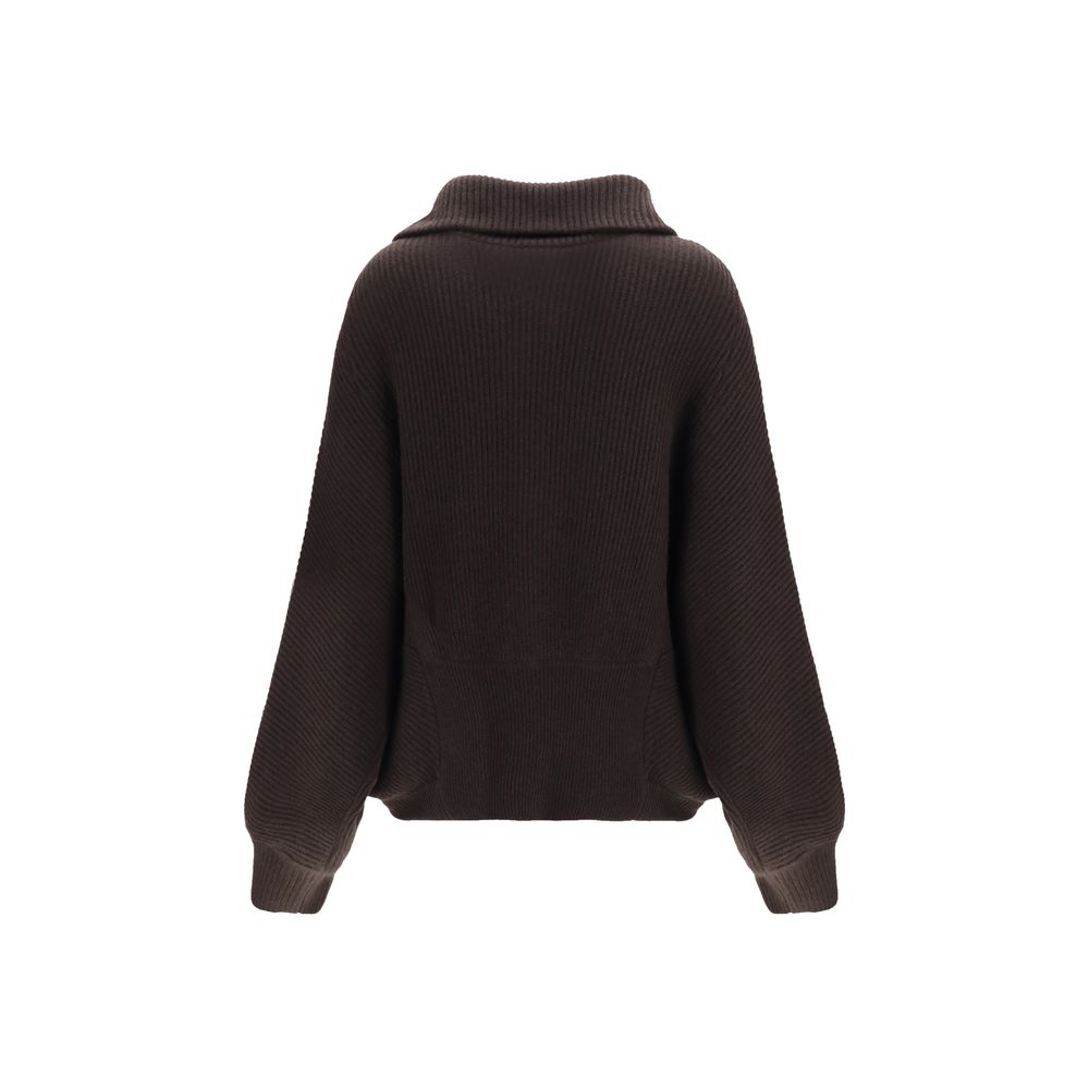 Brunello Cucinelli Cardigan Maro din Cașmir