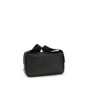 Ferragamo Black Calf Leather Shoulder Bag