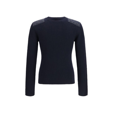 Fendi Blue Wool Sweatshirt