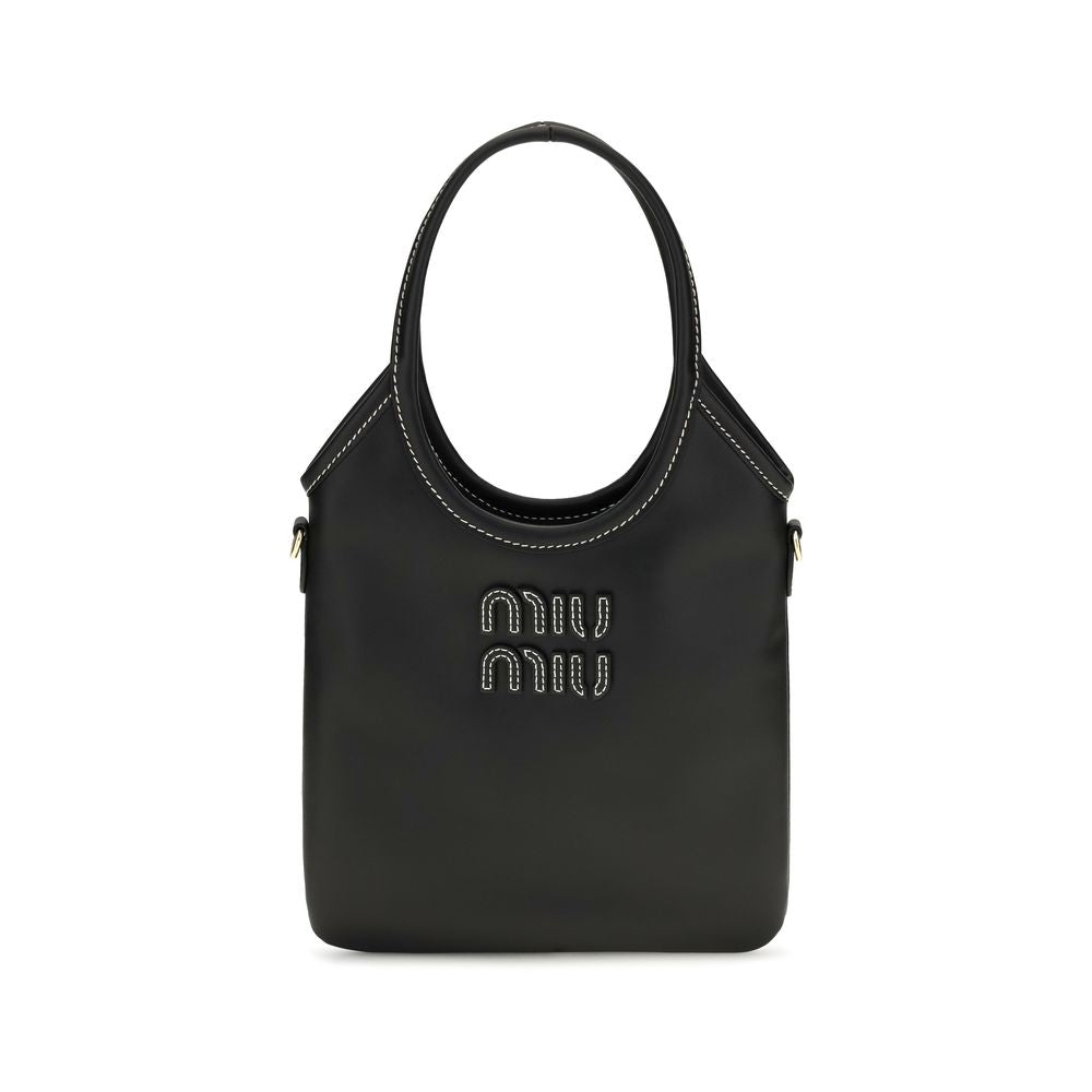 Miu Miu Black Calf Leather Handbag