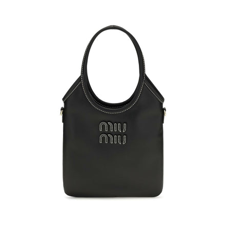 Miu Miu Black Calf Leather Handbag